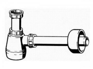Сифон канализационный для биде Viega