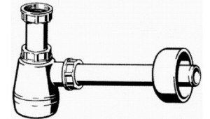 Сифон канализационный для биде Viega